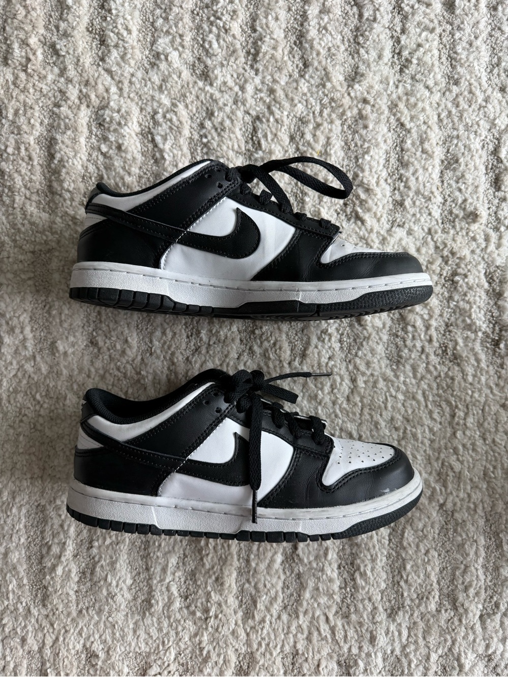 Nike Dunk Low Retro Panda Black White Low Top Sneakers Size 6